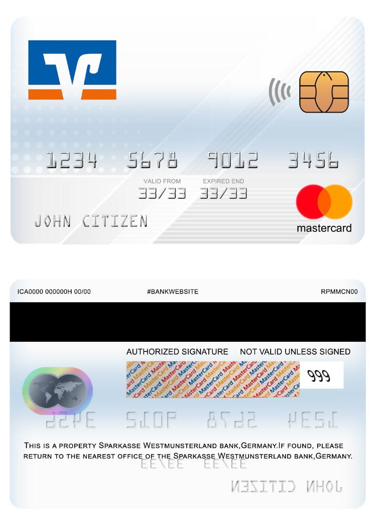 Germany Volksbank mastercard